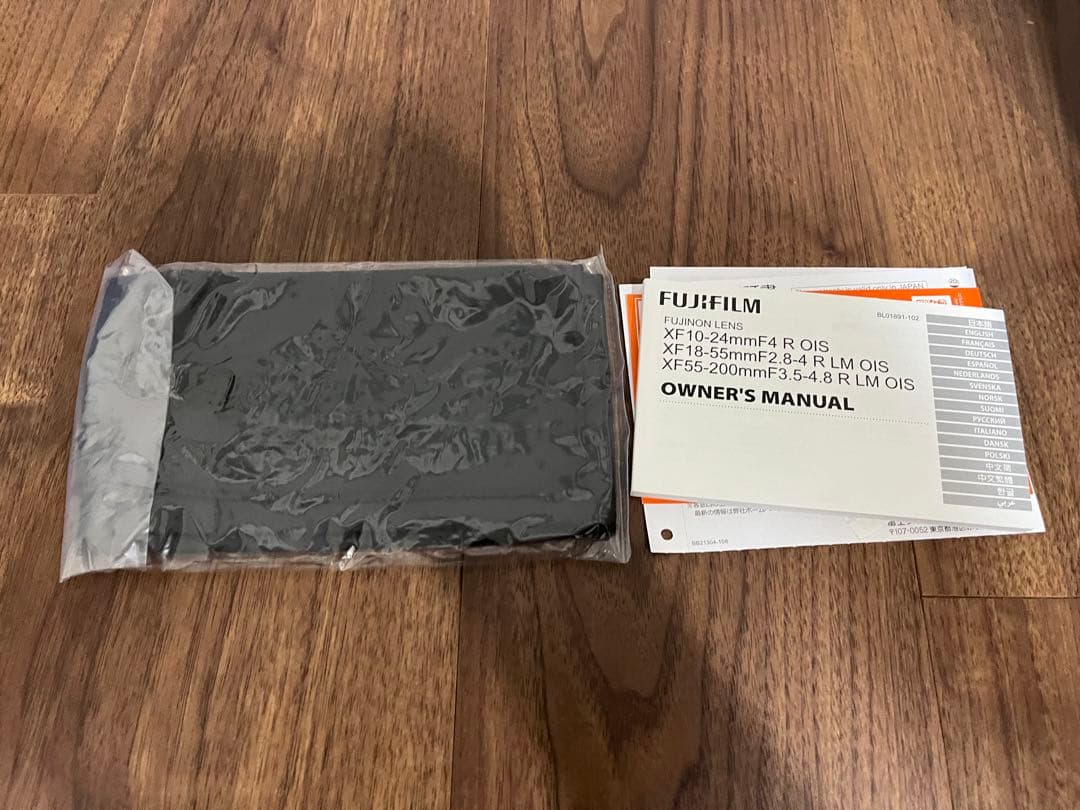 レンズ(ズーム) xf10-24mmf4 R OIS