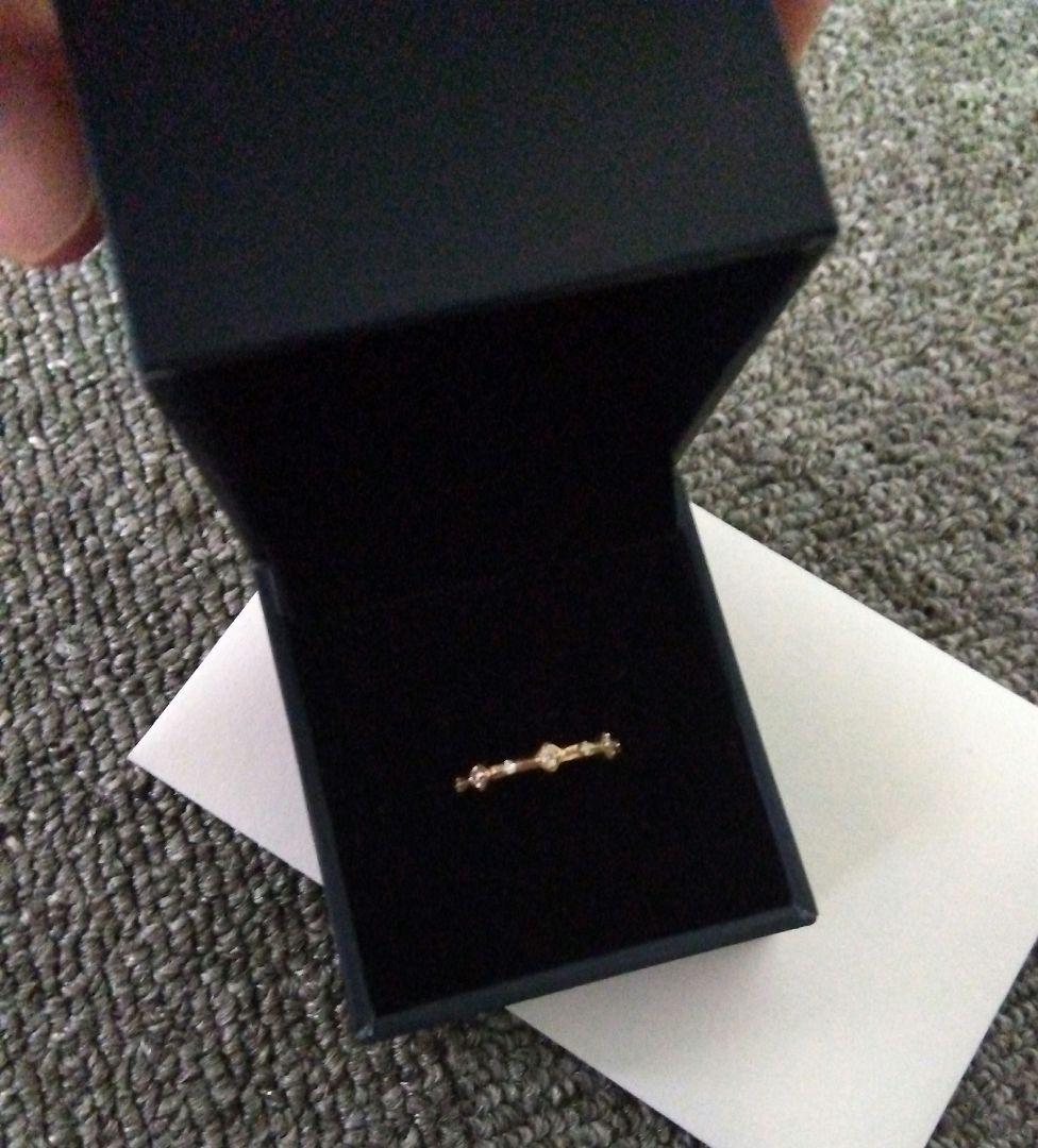 藤*は様 festariaフェスタリアK10ダイヤモンドピンキーリングEspoi