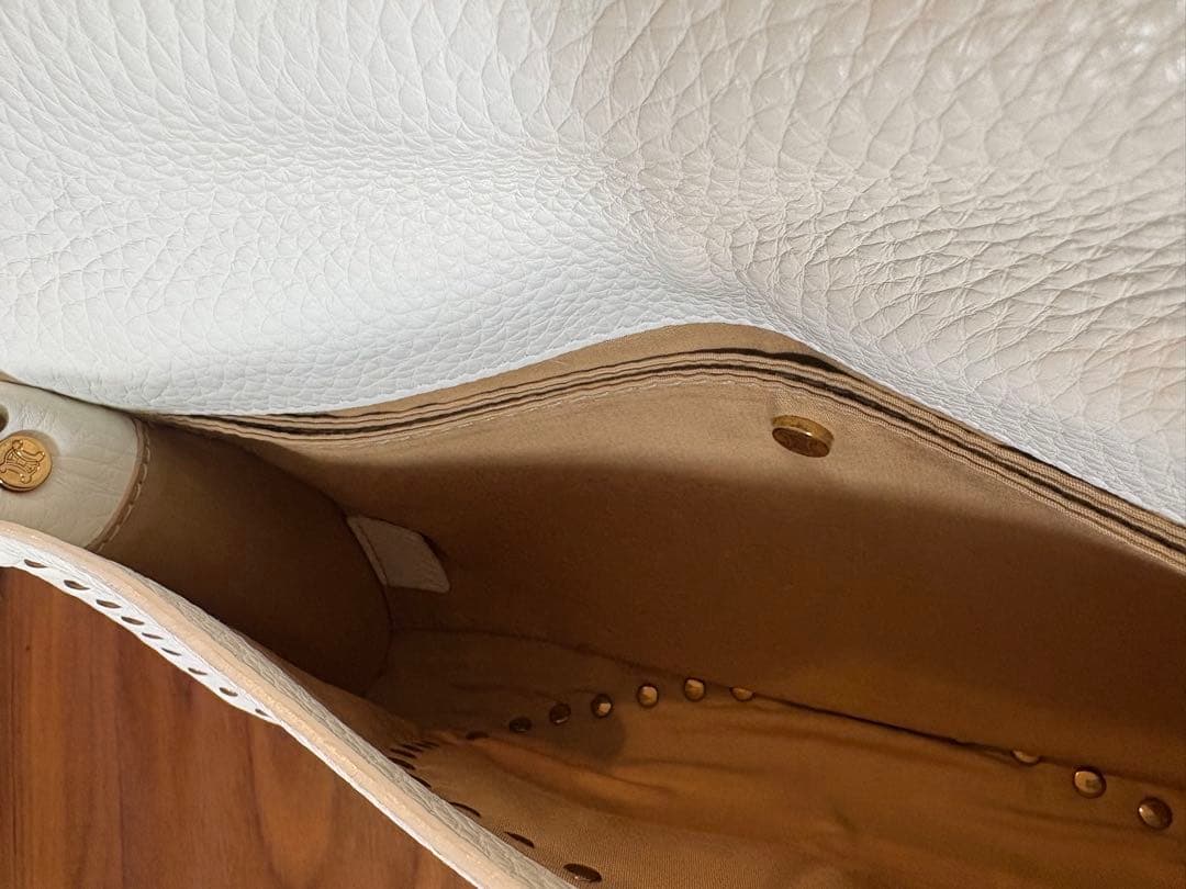 CELINE セリーヌ　ハンドバッグ　レディース　ホワイト　白