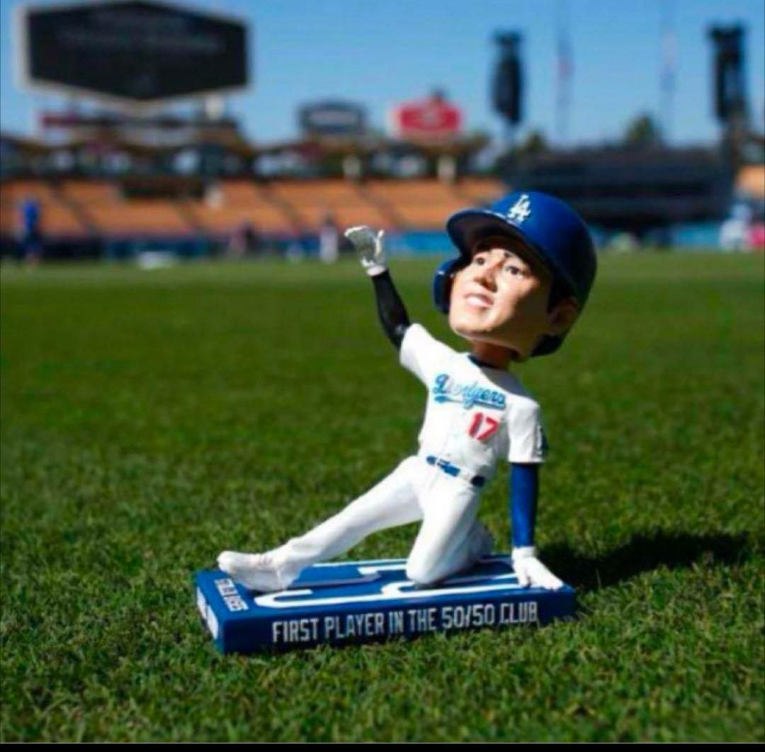 大谷翔平50/50クラブボブルヘッド(5/15)とベッツボブルヘッド(5/13)