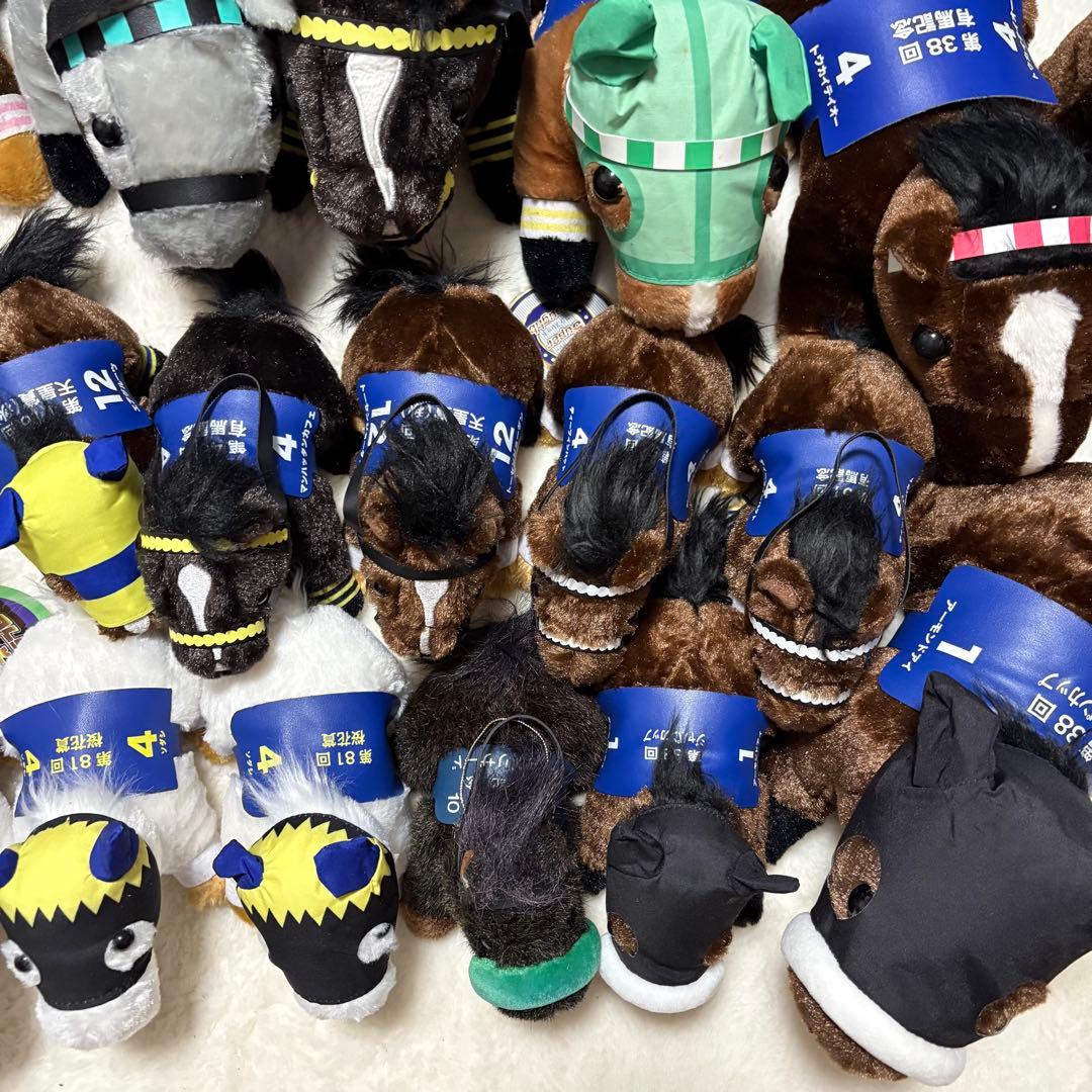 【バラ売り可能】★美品★競走馬ぬいぐるみ 23体セット