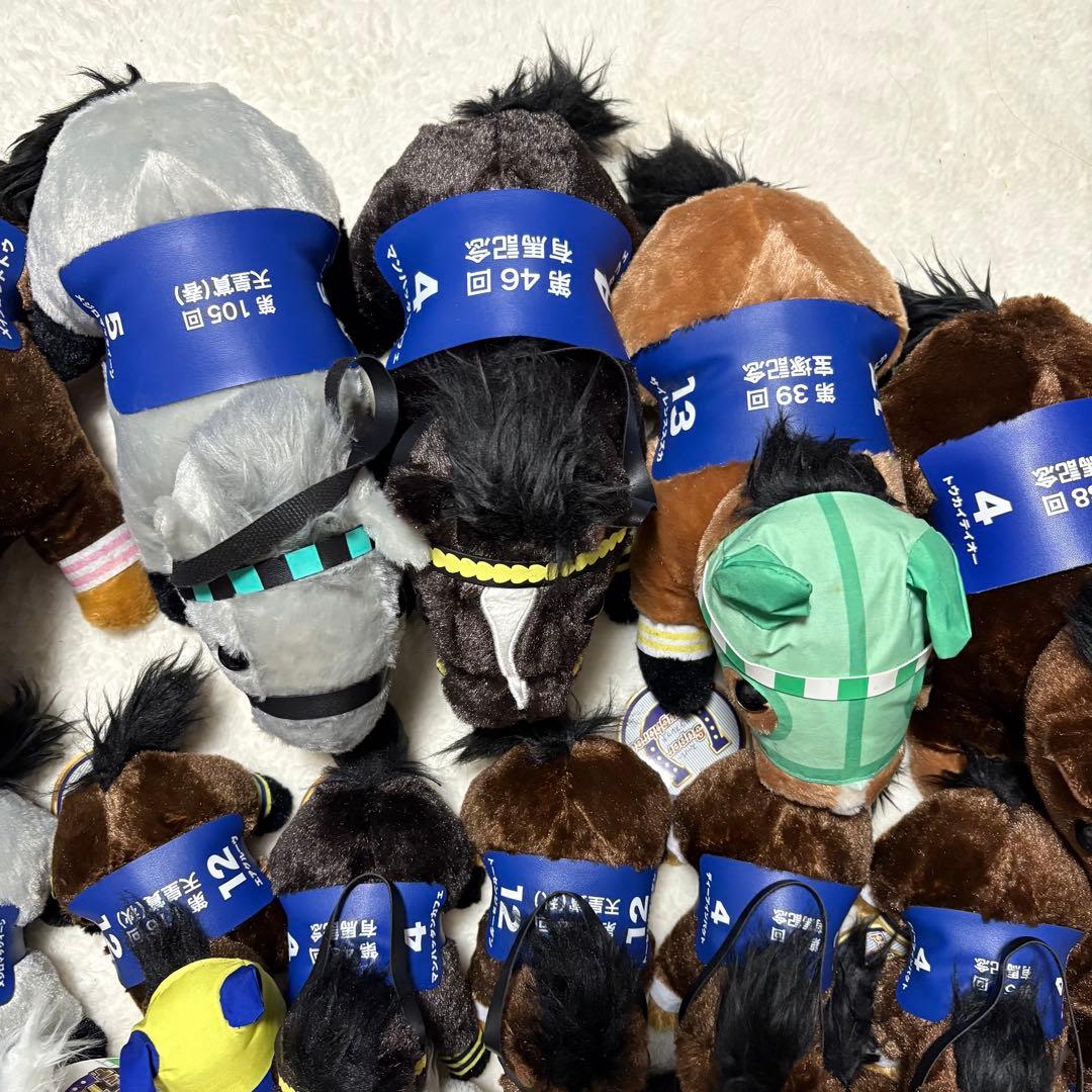 【バラ売り可能】★美品★競走馬ぬいぐるみ 23体セット