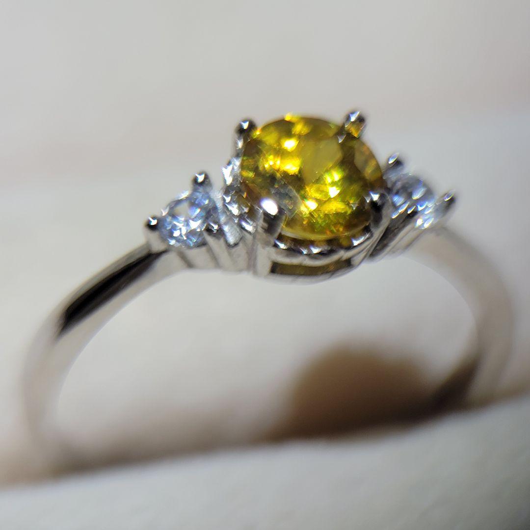 天然石リング　スフェーン