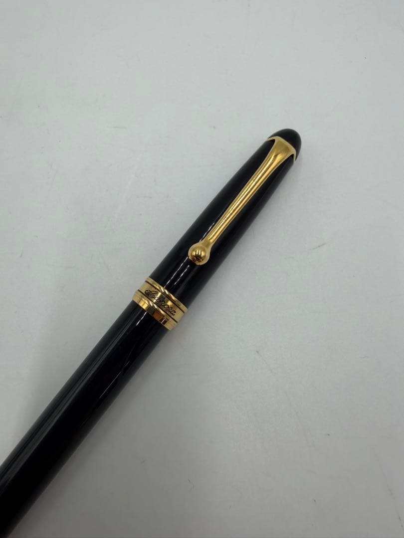 AURORA アウロラ 万年筆 14K 585 M オールブラック 中字
