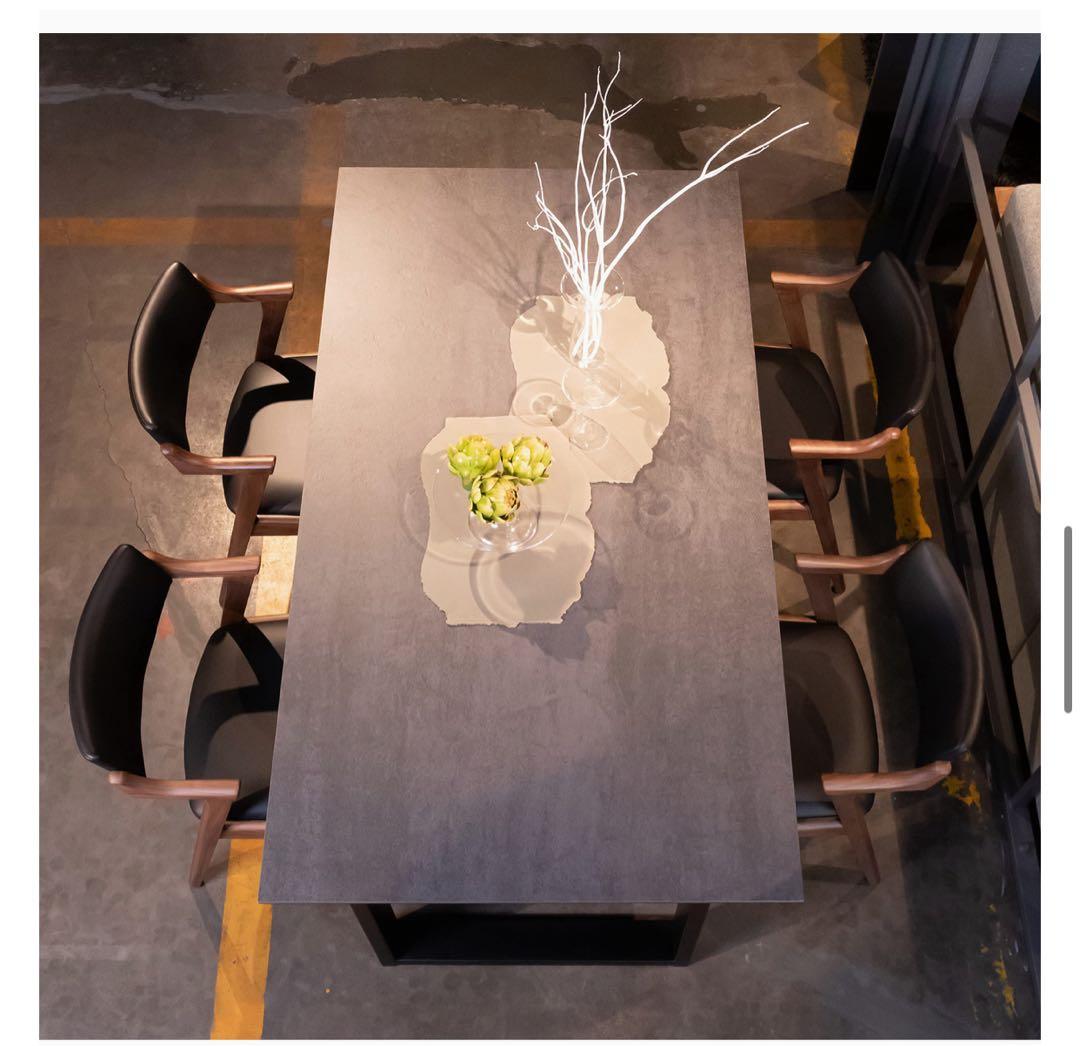 【送料無料】パンテスセラミックダイニングテーブル180✖️90＆パンテスチェア4脚