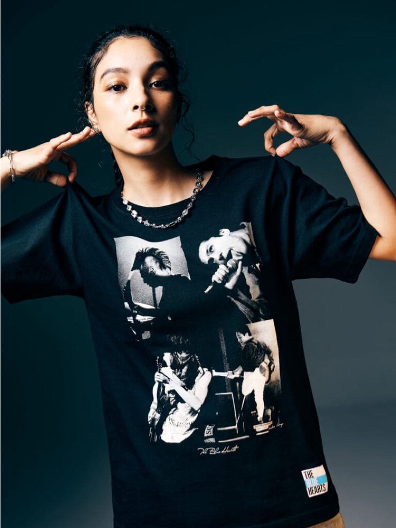 【激レア】ザ・ブルーハーツ コラージュＴシャツ S 白黒セット　glamb