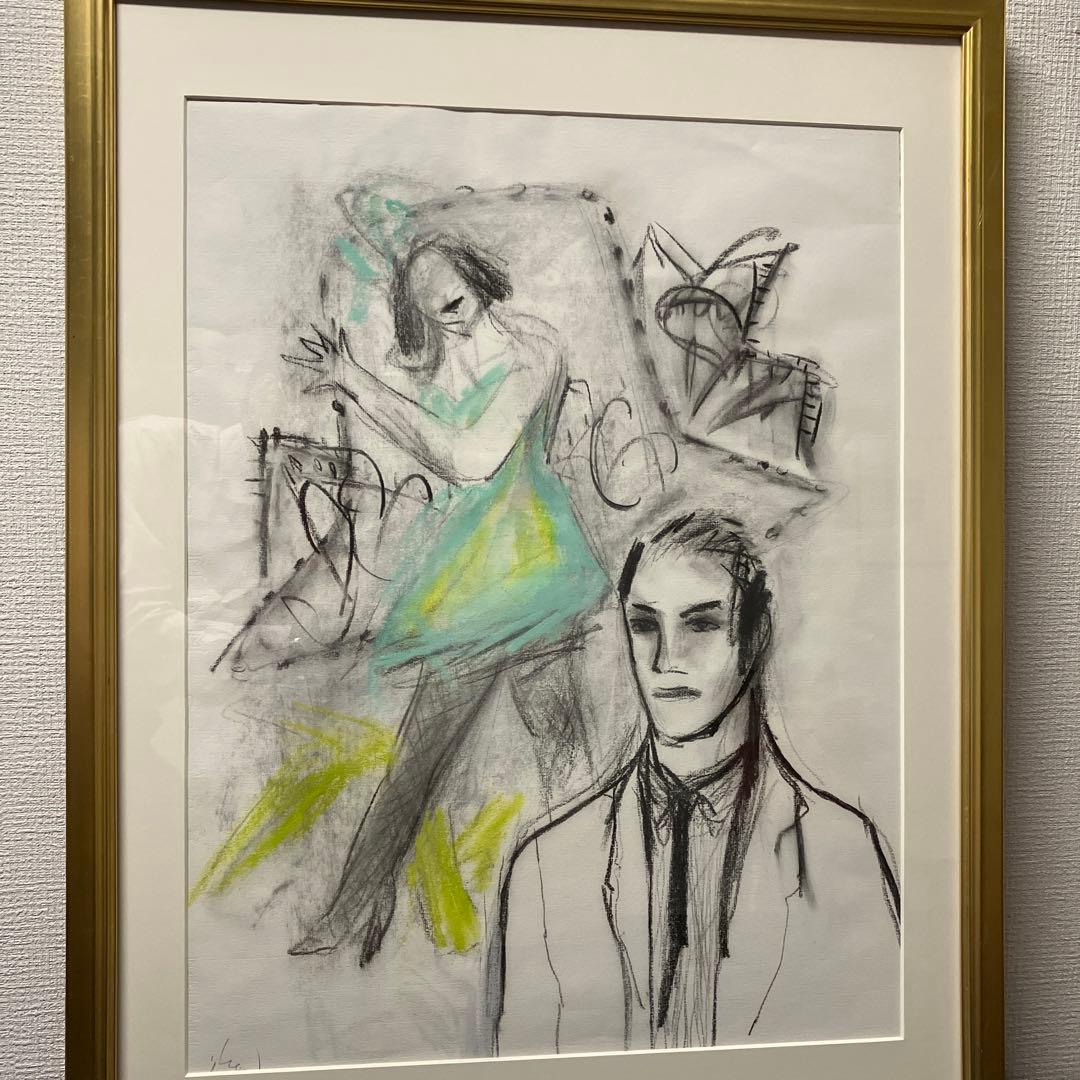 No.1133 デッサン画「男と女」