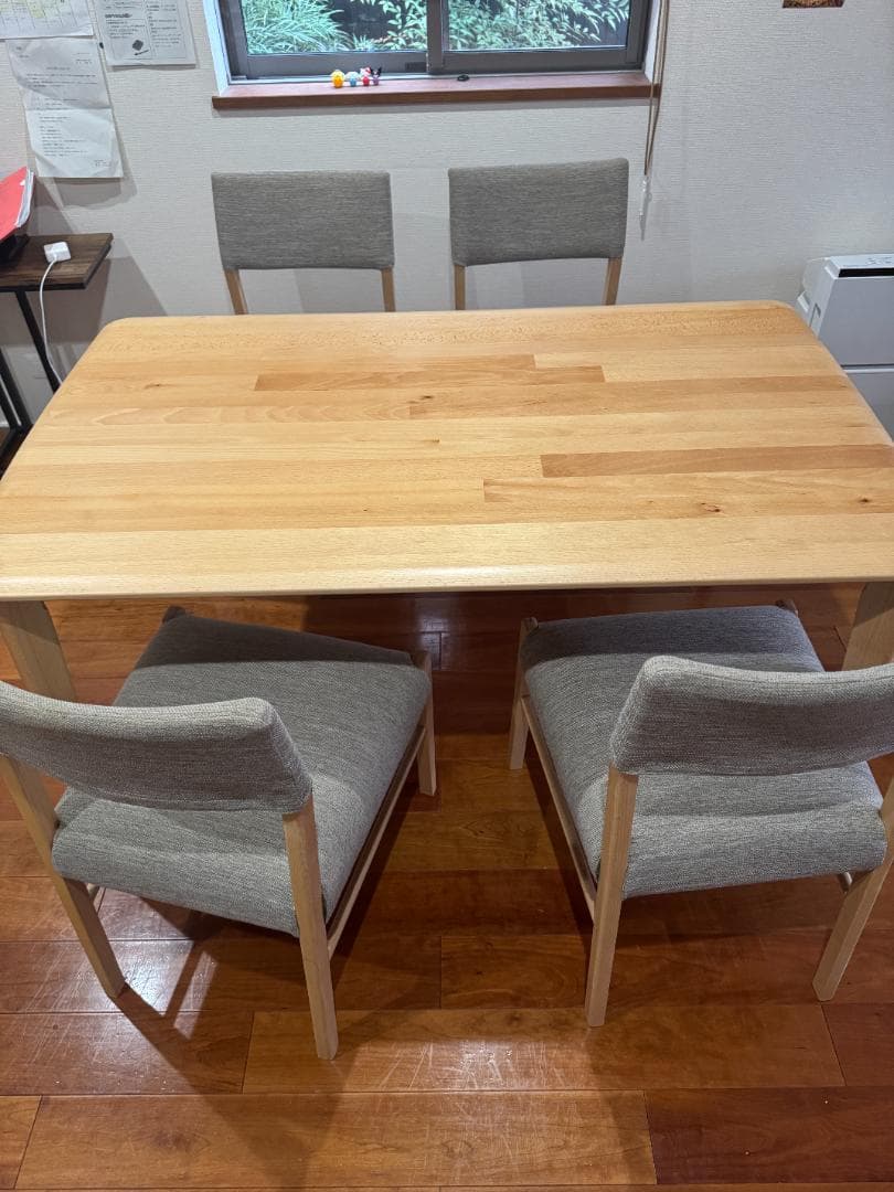 【引取り限定】ニトリ　ダイニングテーブルと椅子セット