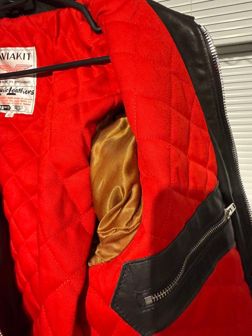 d*」様 美品 ルイスレザー 551T ドミネーター タイトフィット シープ 黒