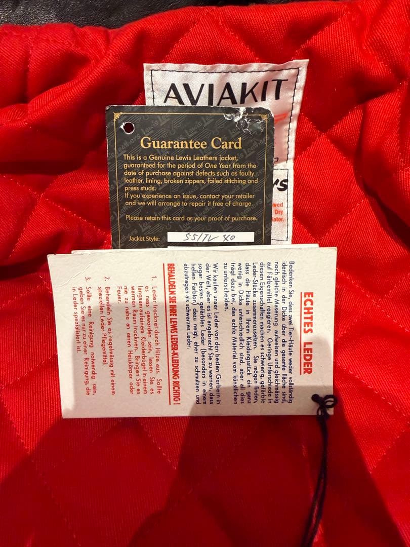 d*」様 美品 ルイスレザー 551T ドミネーター タイトフィット シープ 黒