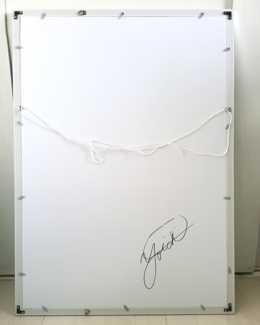 私たちの存在X / 抽象画 77×56㎝ B2 額縁セット 原画1点 モダン