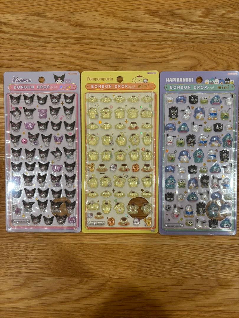 ボンボンドロップシール　ミニ　サンリオ　7種セット