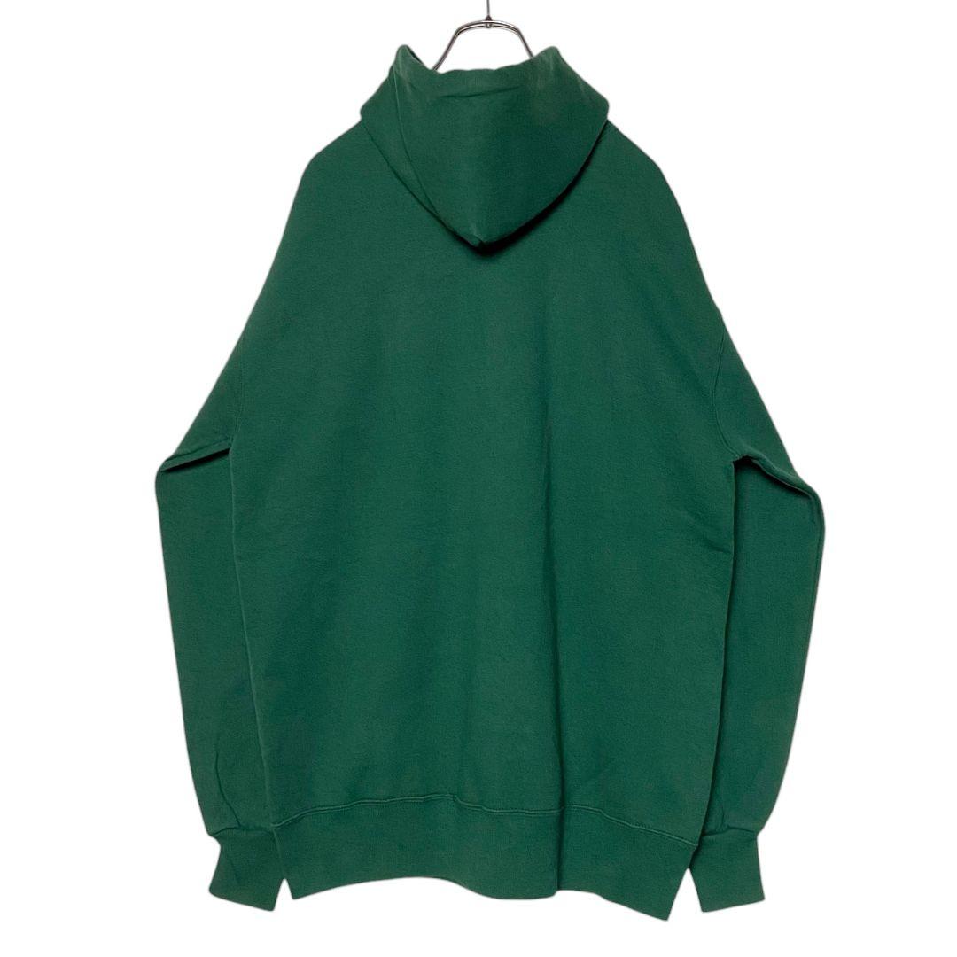 90sヴィンテージ古着USA製 ラッセル カレッジパーカー 緑 XL スウェット