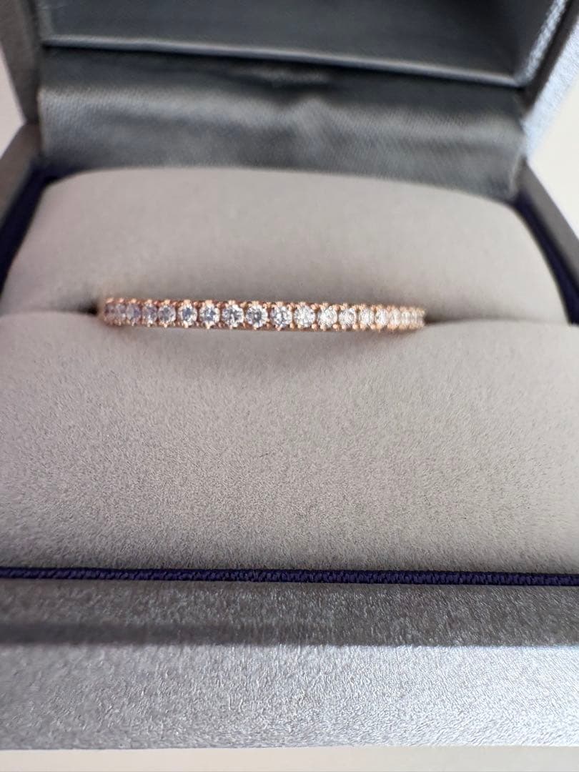 スタージュエリー 18Kローズダイヤリング保証書付き