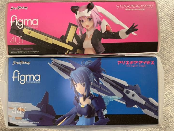 【未使用品】figma アリス・ギア・アイギス 比良坂 夜露 小鳥遊怜セット