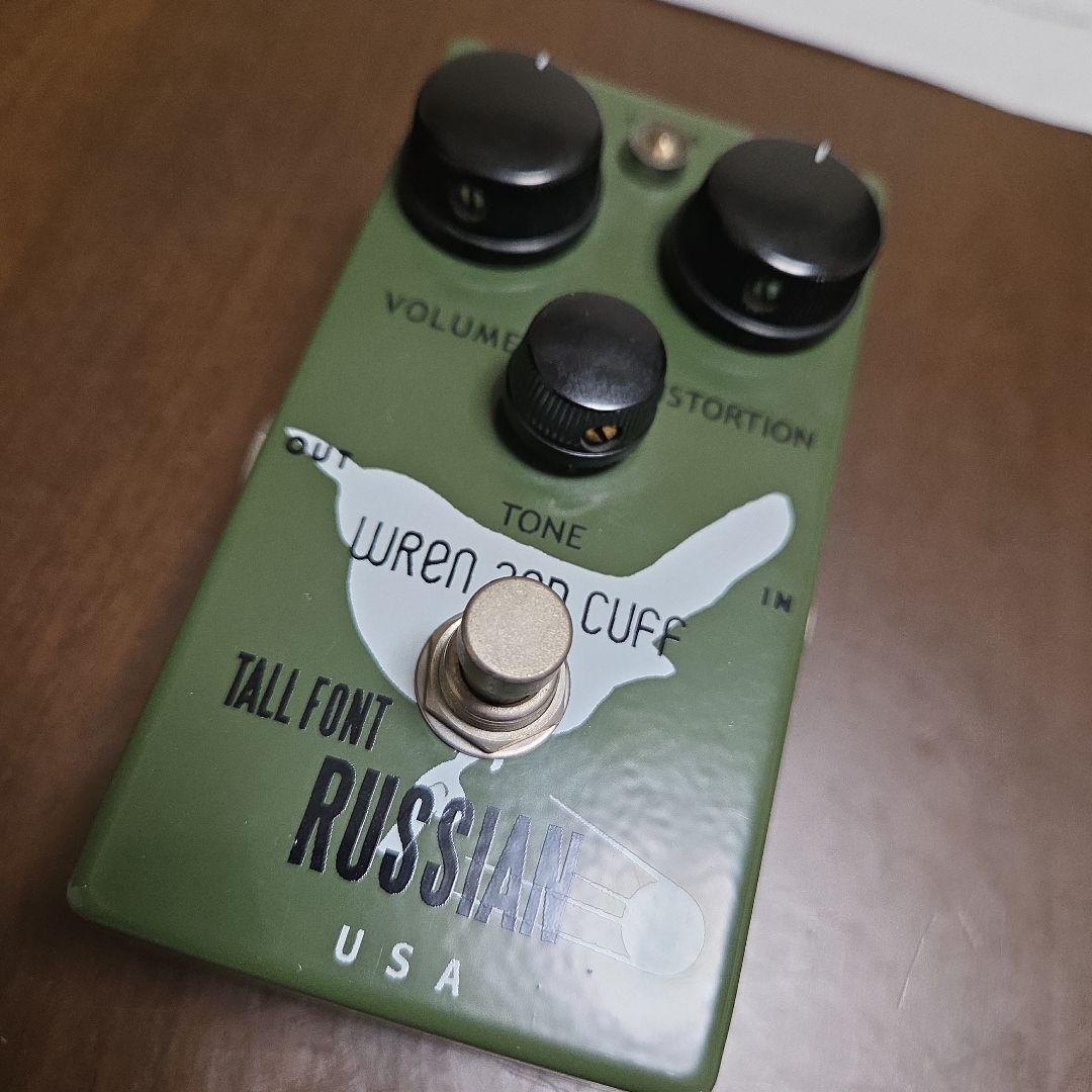 ギター Wren and Cuff Tall Font Russian
