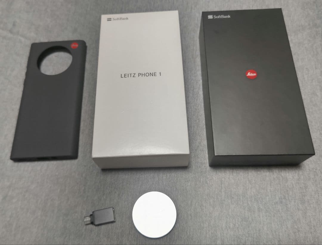 Leica Phone 1 ケース ブラック レンズカバー