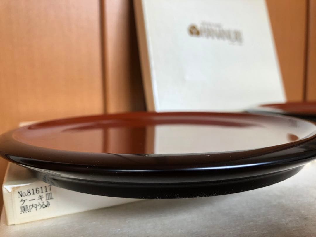 HANANURI 輪島塗　中皿3客と汁椀2客