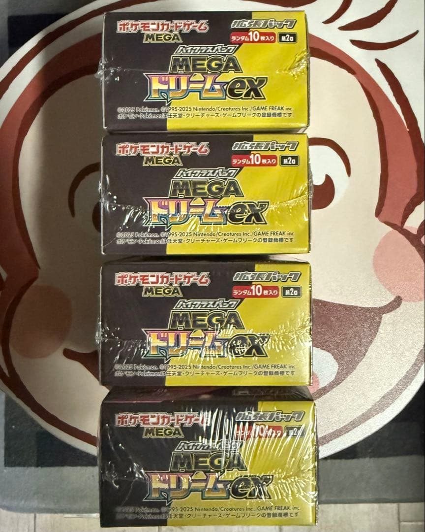 ポケモンカード MEGA ドリームex シュリンク付 4BOX