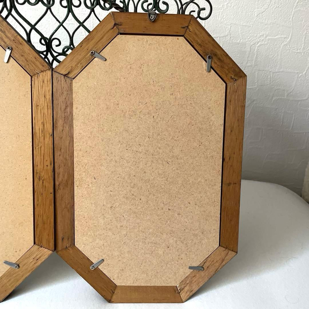 フランス製♡押し花アートフレーム♡幸せメッセージ入り♡ペア♡