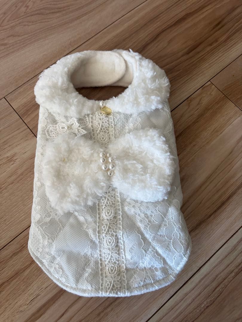 ルルドール　ホワイトボアレースキルトコート　新品