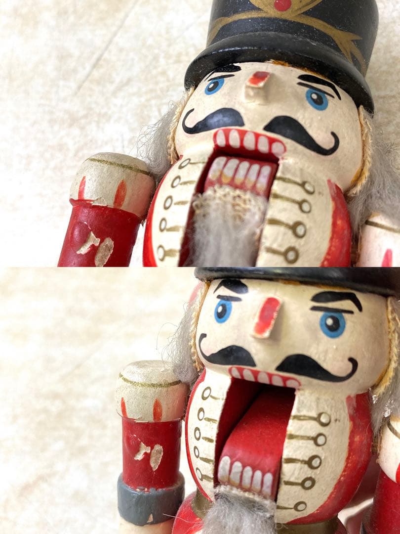 くるみ割り人形 3点まとめ 兵隊 王様 アンティーク ヴィンテージ コレクション