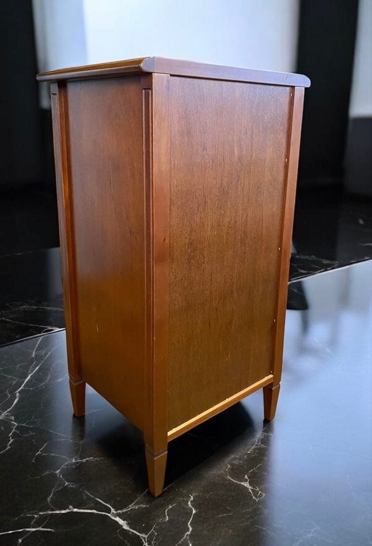 ふ*ぐ様 オークション格安出品★3段収納+引き出し　アンティーク風チェスト　サイ