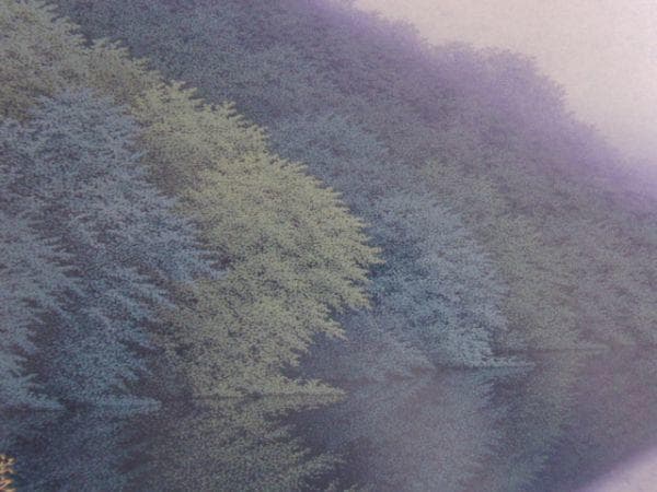 原宏之、【朝霧】、希少な額装用画集より、新品額装付、状態良好