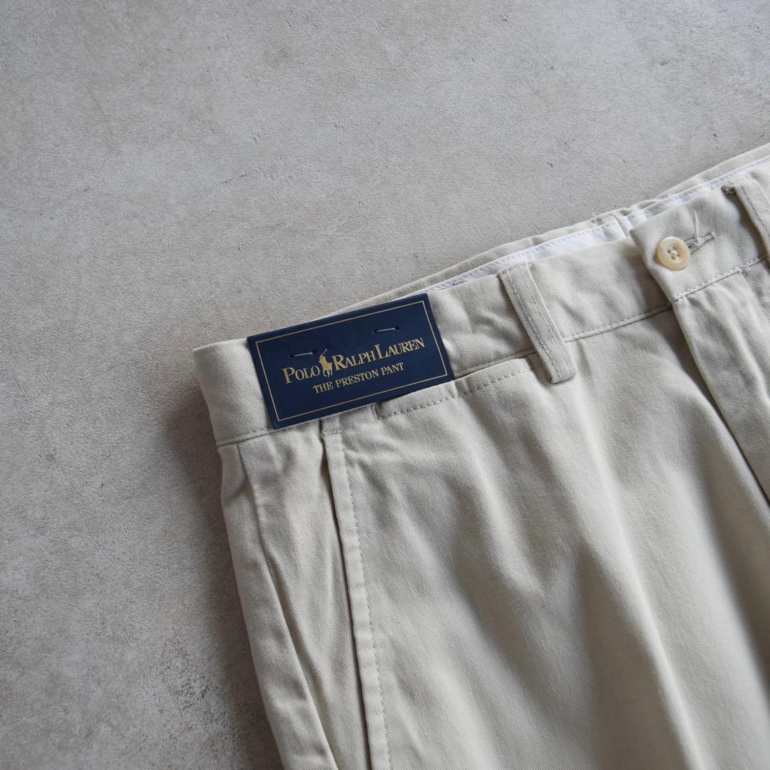 90s ラルフローレン ノータックチノ ポロチノ 未使用 W31 L30 レア