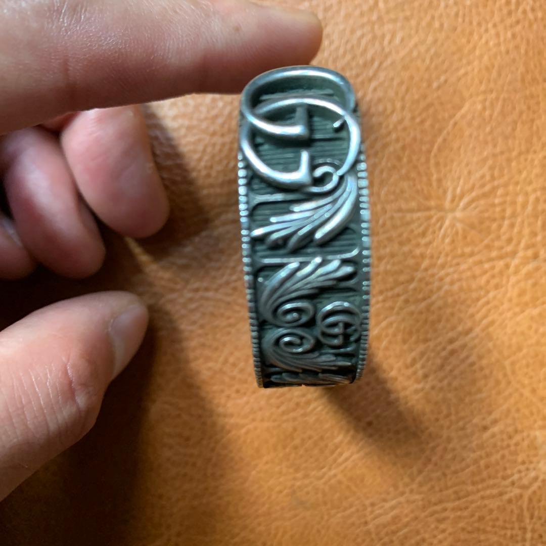 【YUU】GUCCI GGマーモントバングル 17cm