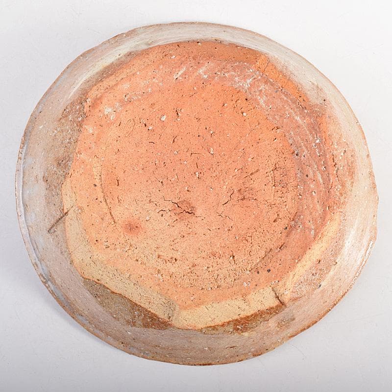 茶道具　萩焼　十代　三輪休雪作　菓子器　共箱　V　R8787B