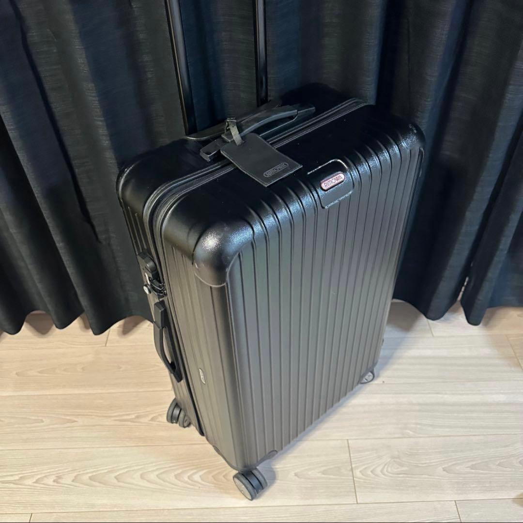 【美品】RIMOWAリモワ サルサ キャリーケース ブラック 4輪 82L