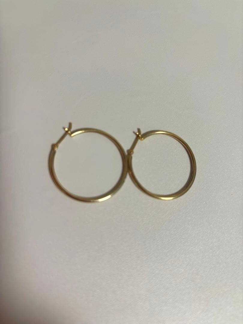 ARTIDA OUD bone オーガニックthin middleフープ ピアス