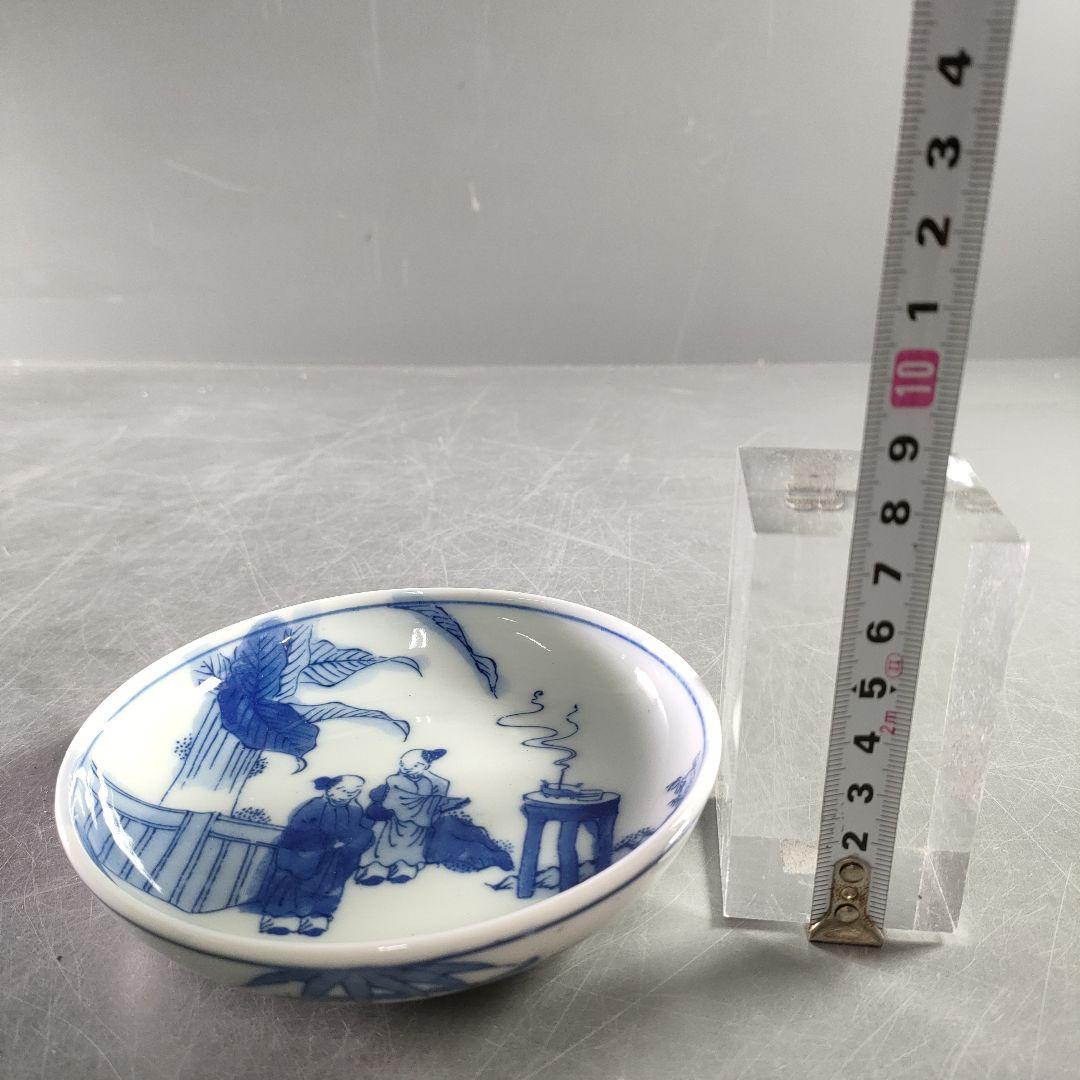 A894-2/染付銘々皿/小皿/向付/飾皿/豆皿/20客/