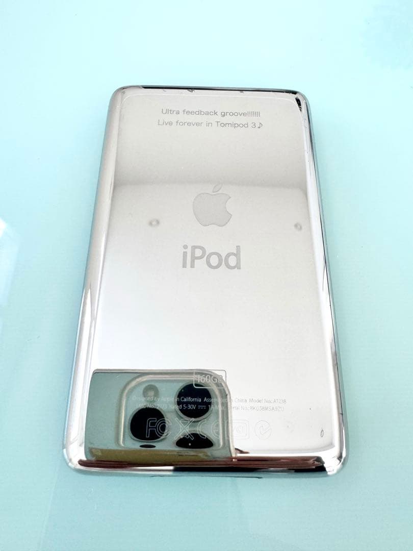 【極美品】iPod classic 第6世代 160GBブラック 新品バッテリー