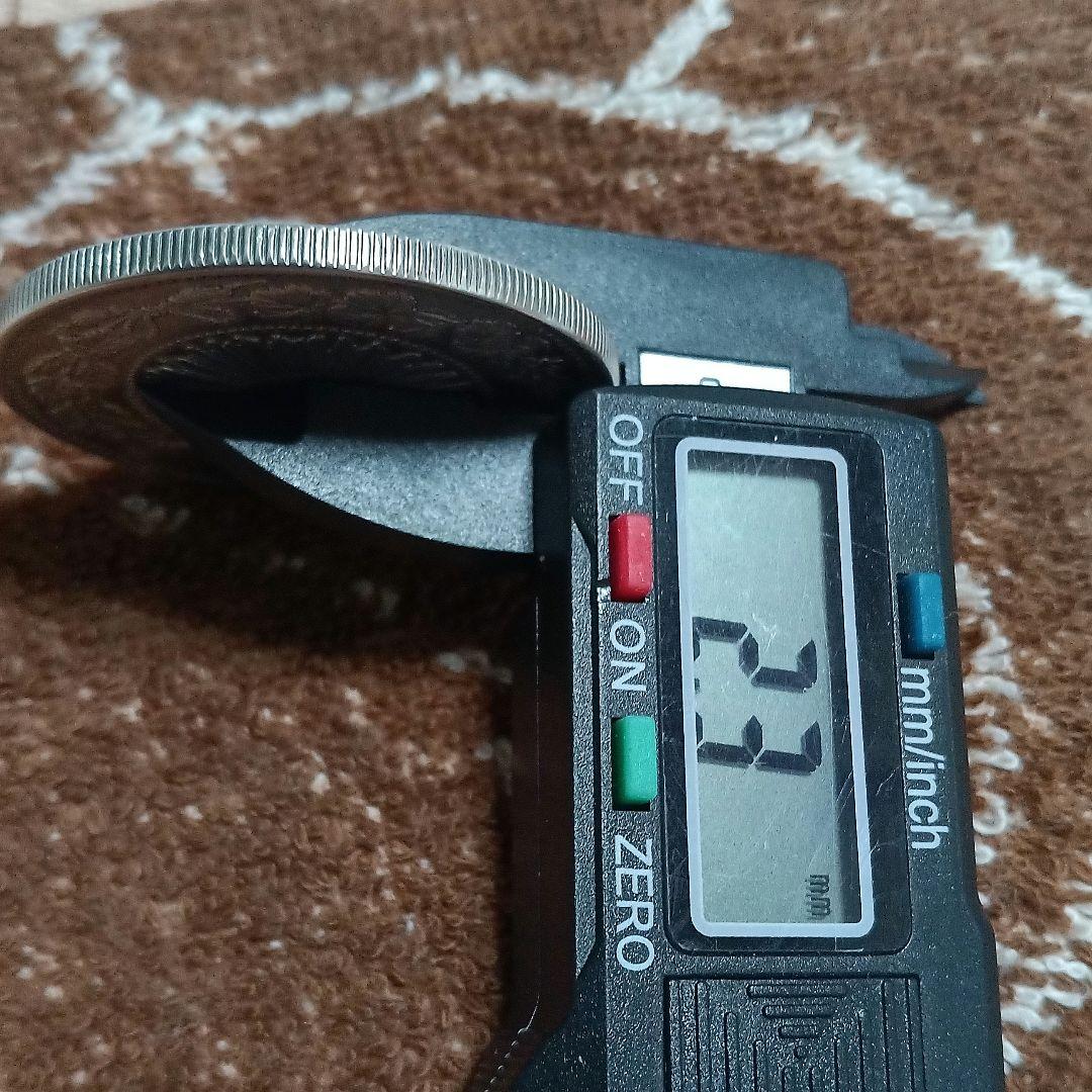 明治三年旧一円銀貨