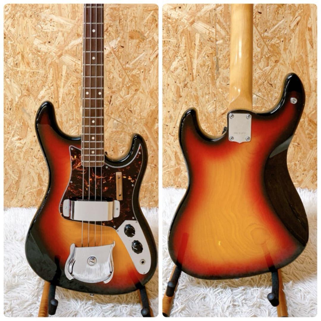 GUYATONE グヤトーン　EB ビザール　JAPAN ビンテージ　0フレット