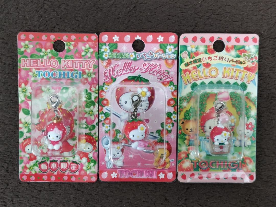 Hello Kitty ハローキティ 関東限定ファスナーストラップ22種セット