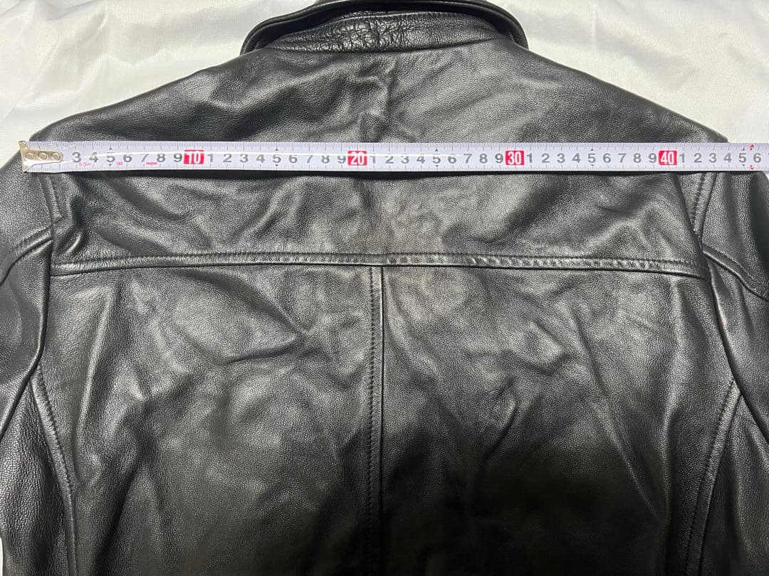 新品　BACK NUMBER ラムレザー シングルライダース Lサイズ