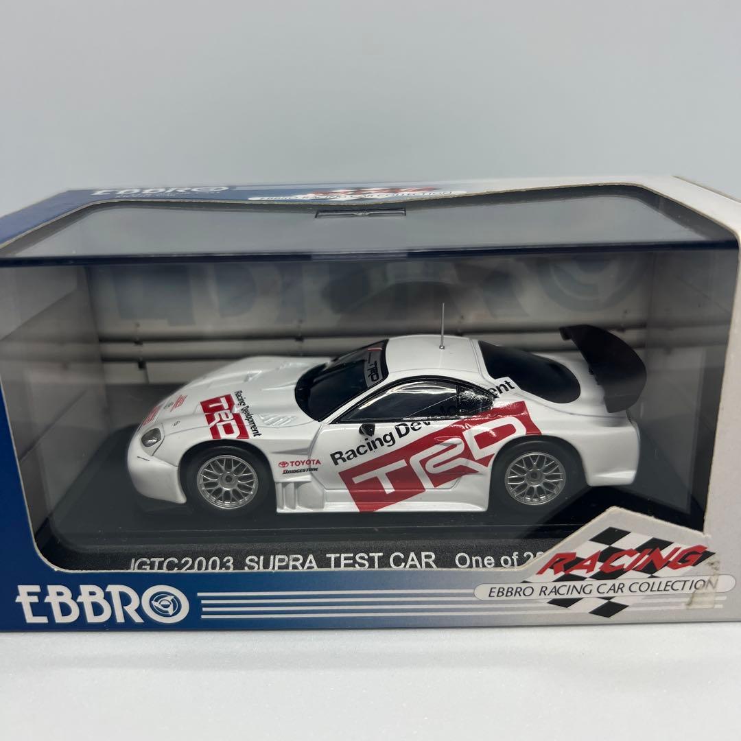 ミニカー JGTC2003 SUPRA TEST CAR 1/43 EBBRO