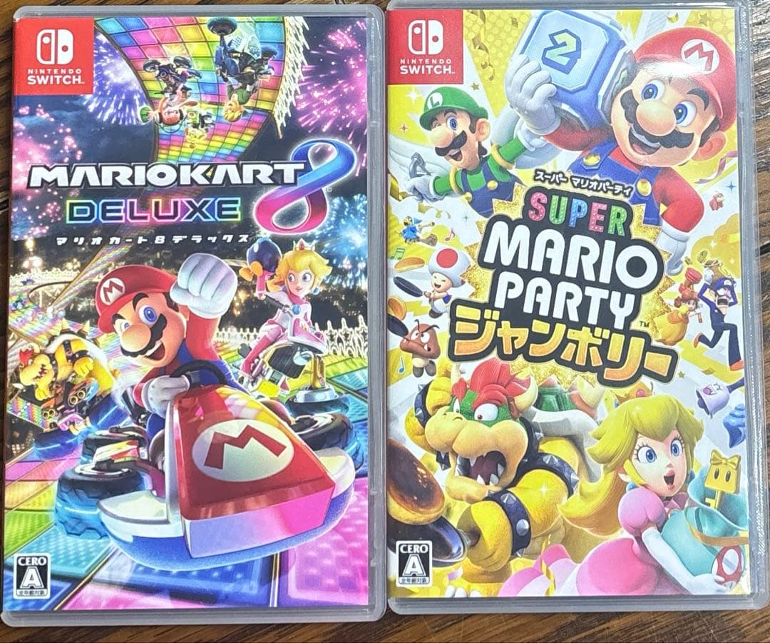 Switch マリオパーティージャンボリー　マリオカート8　2個セット