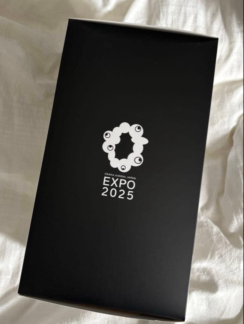 【完売品】ミャクミャク 黒 ソフビ 貯金箱 ブラック EXPO2025 大阪万博