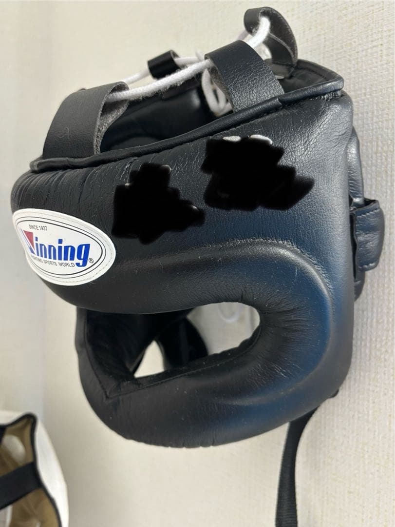 ウイニング製　フルフェイスヘッドギア FG5000 Lサイズ 黒 箱無し