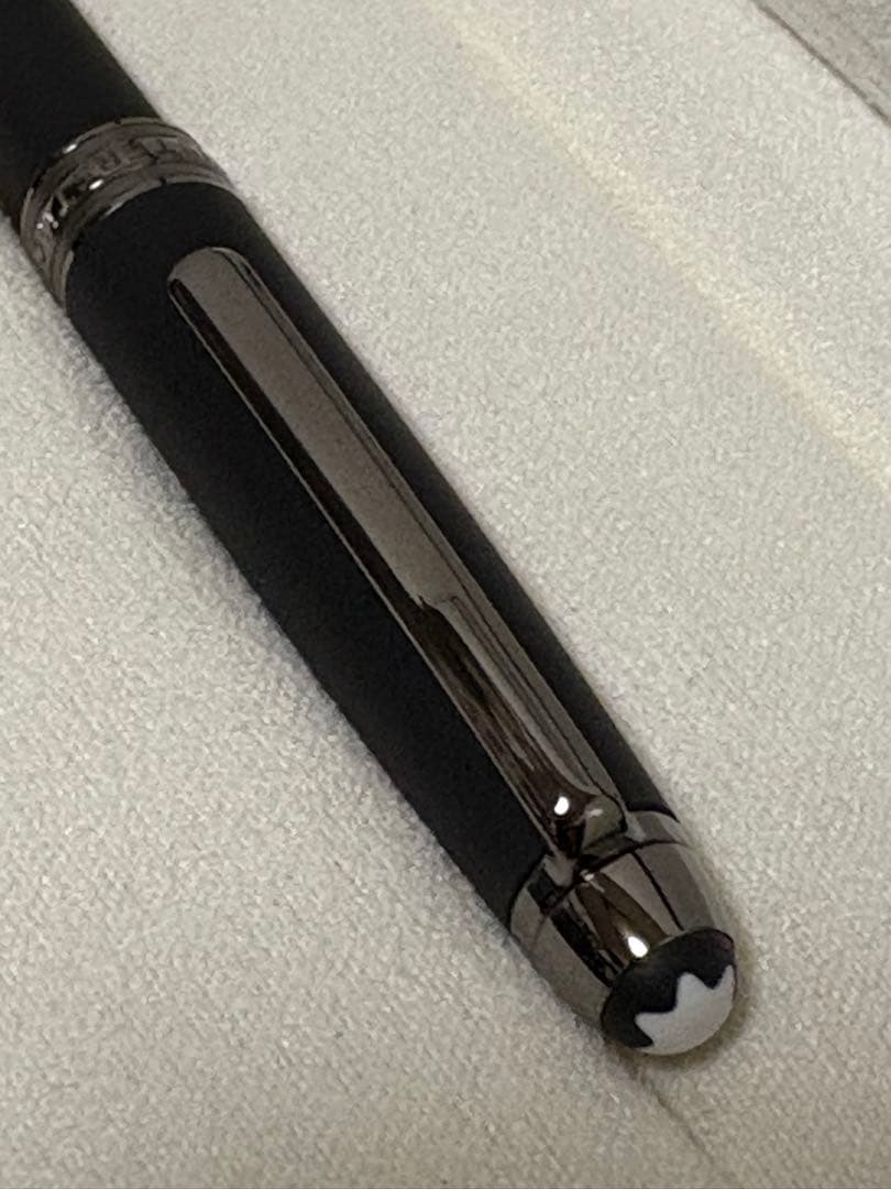 モンブランマイスターシュテュックウルトラブラックローラーボール美品