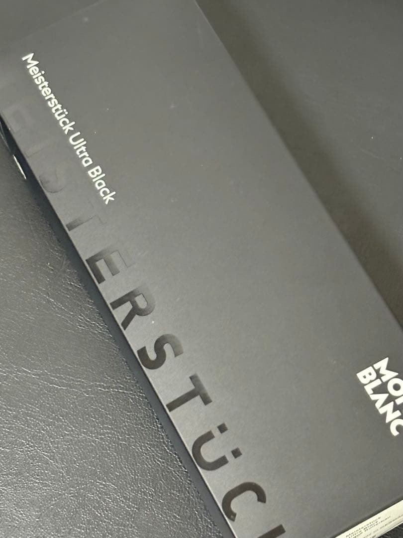 モンブランマイスターシュテュックウルトラブラックローラーボール美品