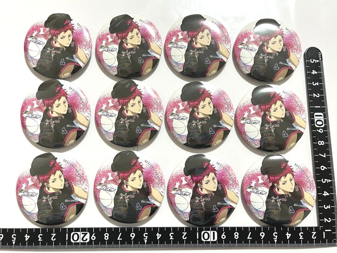 黒子のバスケ　黒バス　B-BOY フルカラー　缶バッジ　赤司征十郎　セット