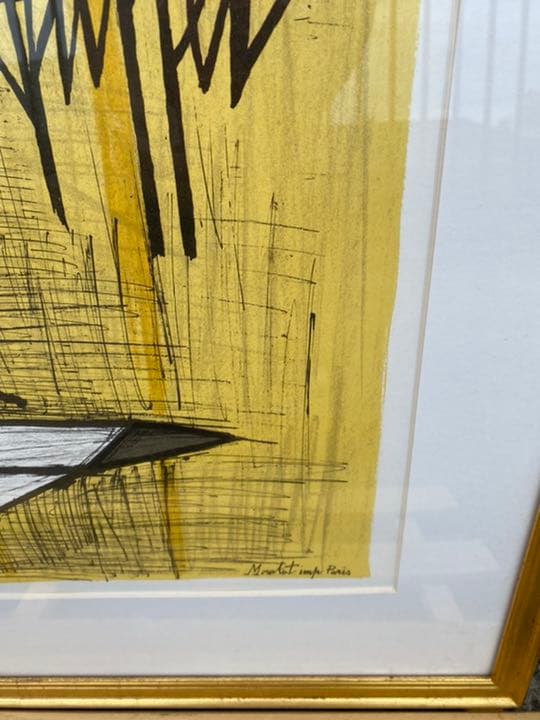 ベルナール　ブュッフェ作ユリ