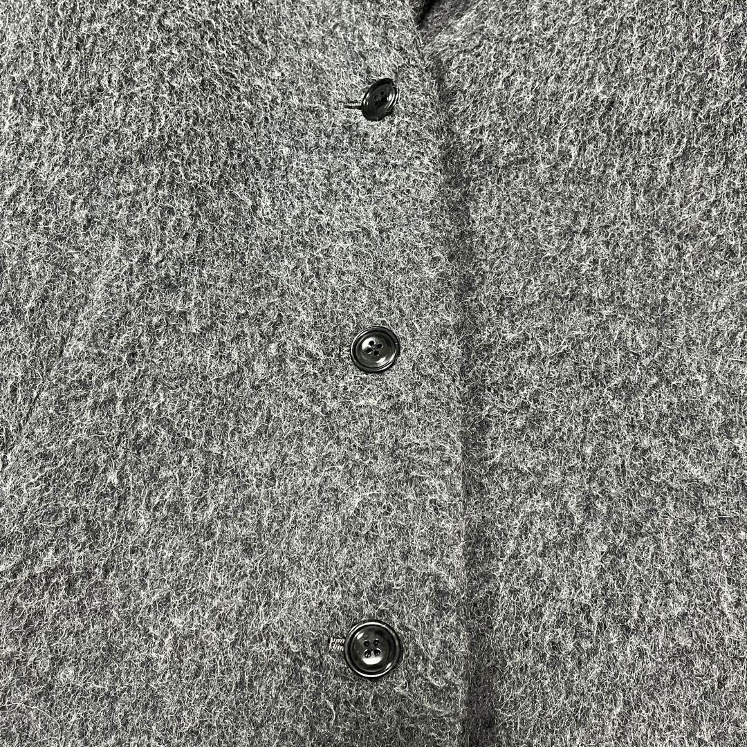 IENA イエナ チェスターコート ウール アルパカ モヘア シャギー 灰色 M