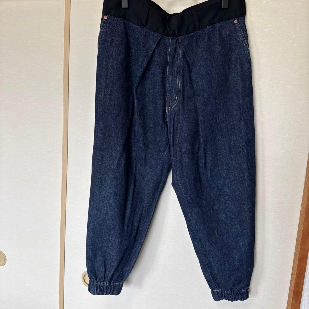 GARYU ダークデニム サルエルパンツ Mサイズ