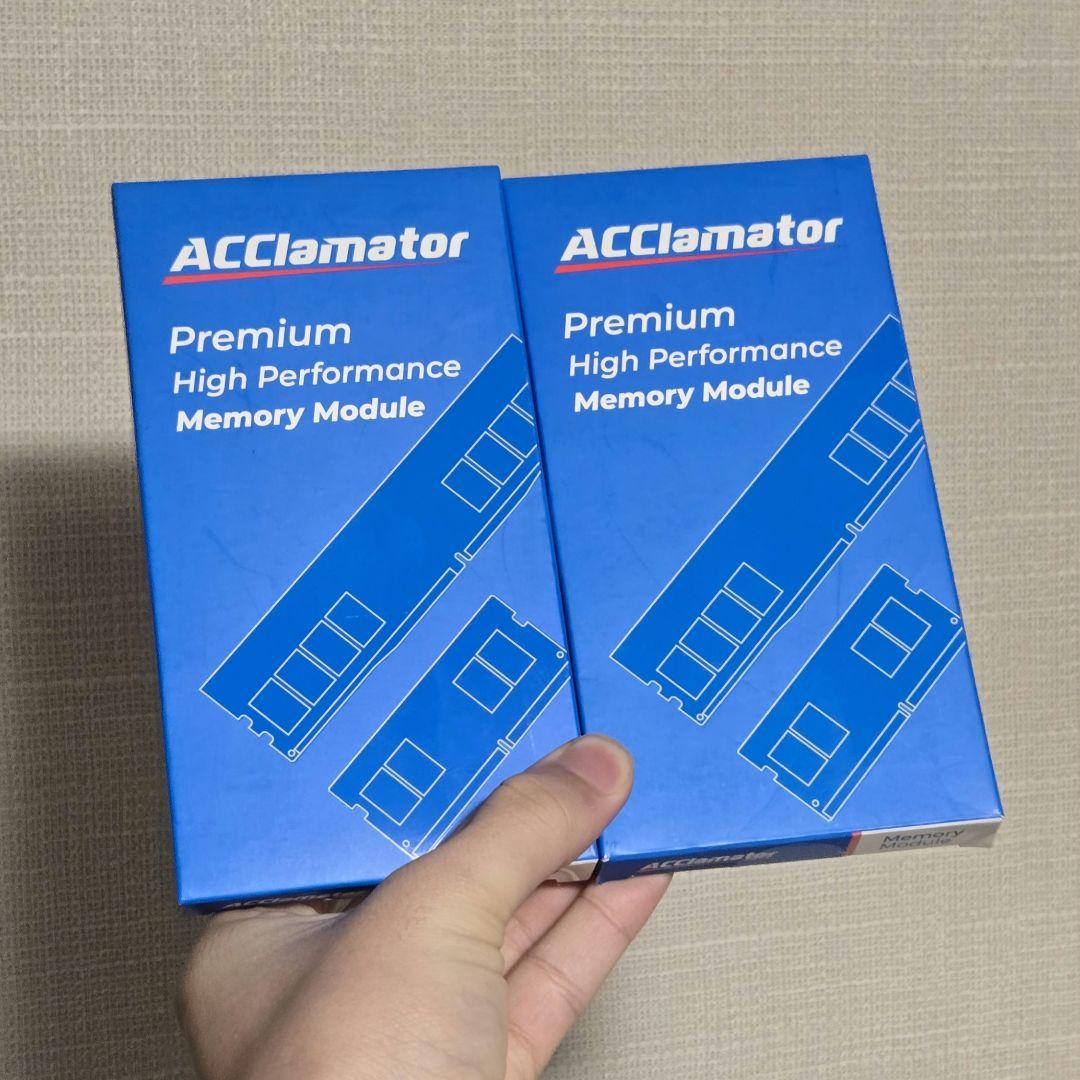 メモリー Acclamator DDR5 5200MHz 64GB